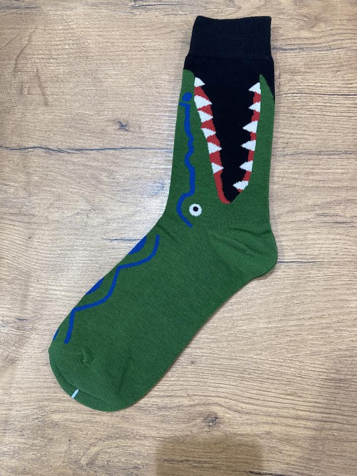 PoppySocks - Crocodile Bite - Socks - Image - Pop Weasel