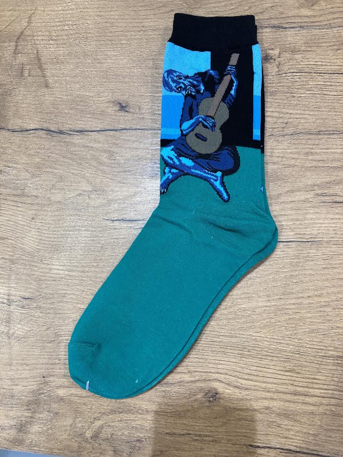 PoppySocks - The Old Guitarist - Socks - Image - Pop Weasel