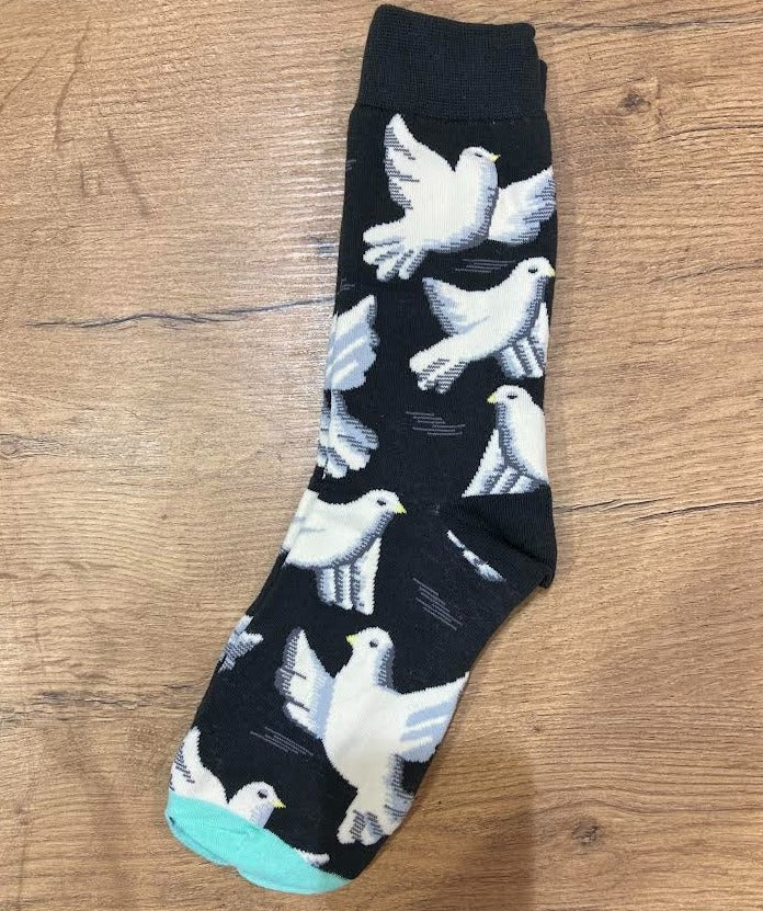 PoppySocks - Doves - Socks - Image - Pop Weasel