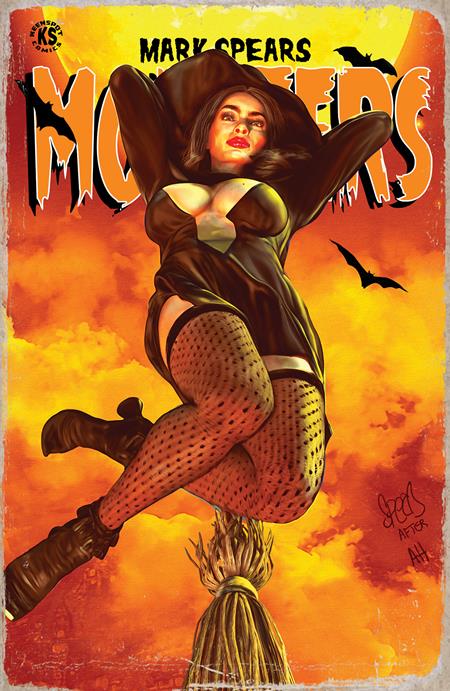 Mark Spears Monsters #7  B Mark Spears Hexy The Witch Jsa Classified #1 Homage Var - Image