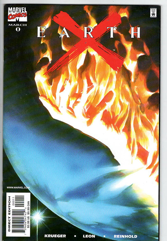 Pre-Owned - Earth X #  (March 1999) Scanned Image Pop Weasel Pre-Owned Comics