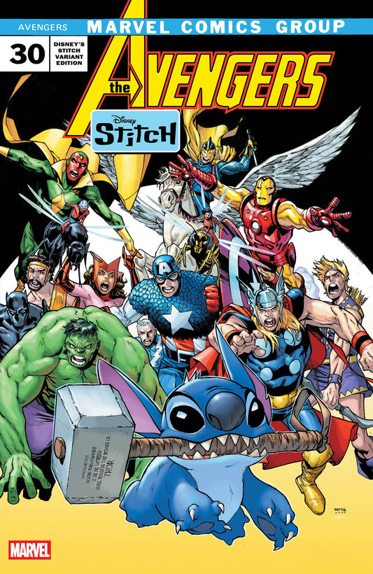 AVENGERS #30 HUMBERTO RAMOS DISNEY STITCH VARIANT - Image