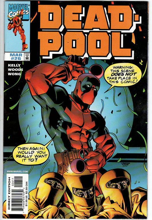 Pre-Owned - Deadpool #26  (March 1999) Scanned Image Pop Weasel Pre-Owned Comics