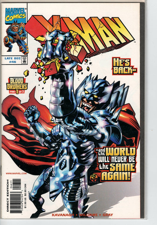 Pre-Owned - X-Man #46  (Late December 1998) Scanned Image Pop Weasel Pre-Owned Comics