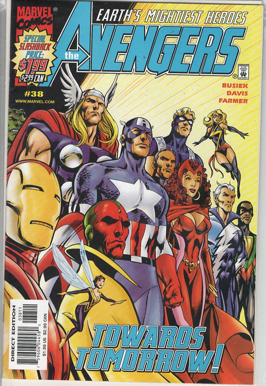 Pre-Owned - Avengers #38  (March 2001) Scanned Image Pop Weasel Pre-Owned Comics