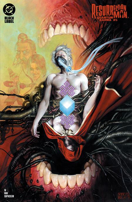Resurrection Man Quantum Karma #5 (of 6)  B Steve Beach Card Stock Var - Image