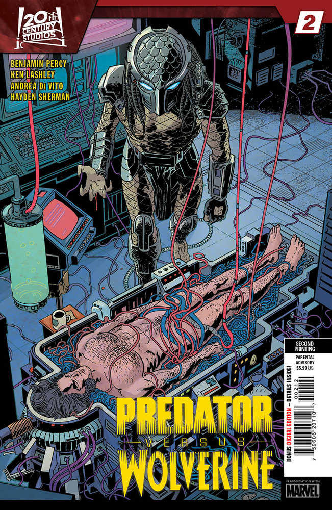 Predator vs. Wolverine 2 Hayden Sherman 2nd Print Variant - Comics - Image - Pop Weasel