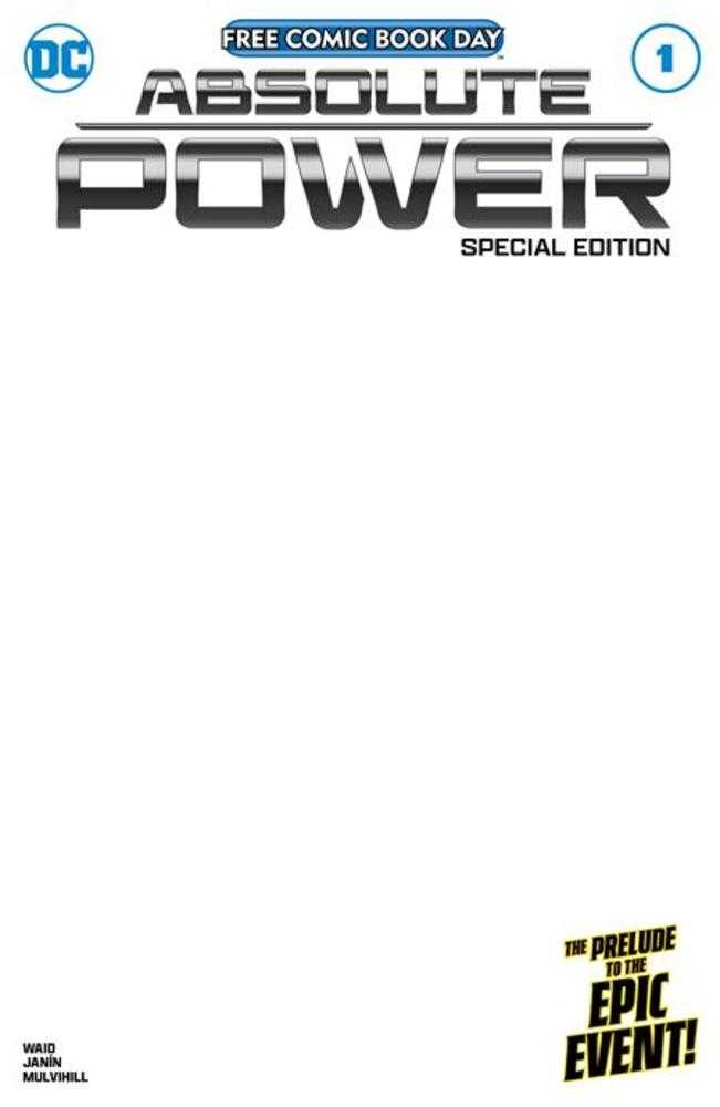 Free Comic Book Day 2024 - Absolute Power Special Edition Blank Variant - Comics - Image - Pop Weasel
