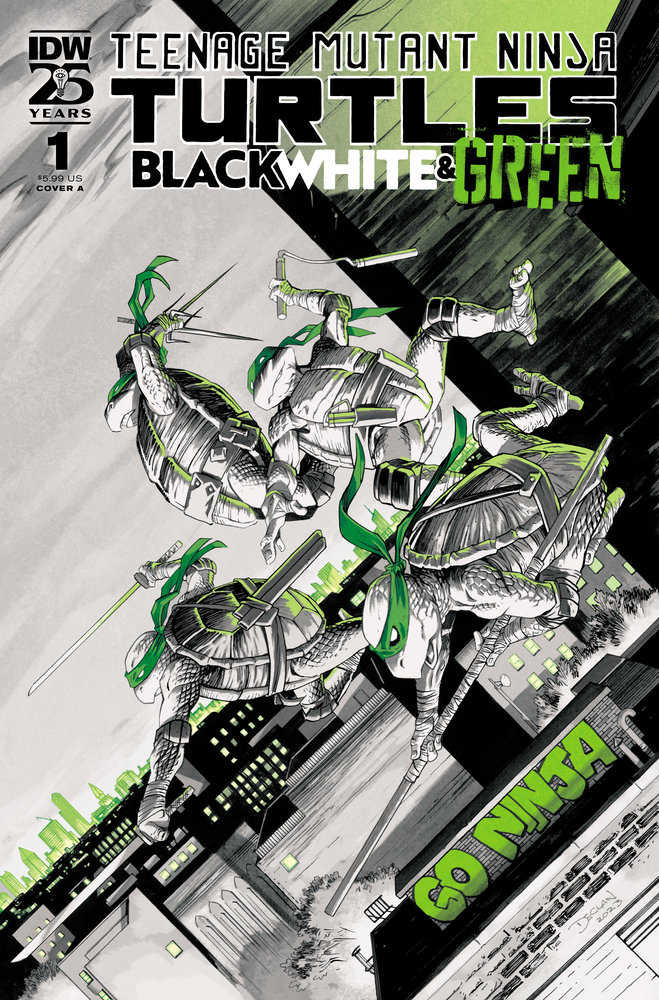 Teenage Mutant Ninja Turtles: Black, White, And Green - Comics - Image - Pop Weasel