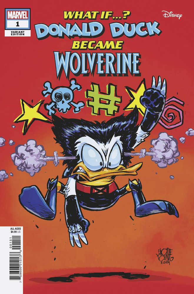 Marvel & Disney: What If...? Donald Duck Became Wolverine - Comics - Image - Pop Weasel