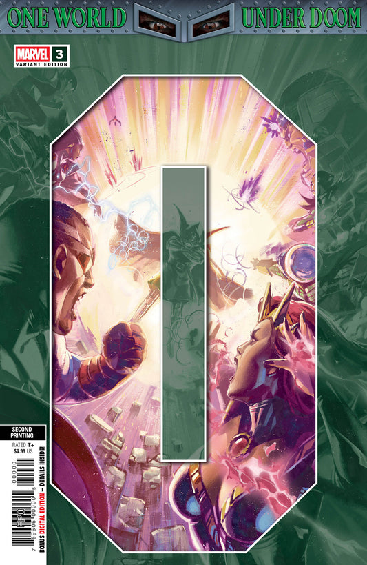 ONE WORLD UNDER DOOM #3 BEN HARVEY 2ND PRINTING VARIANT - Image