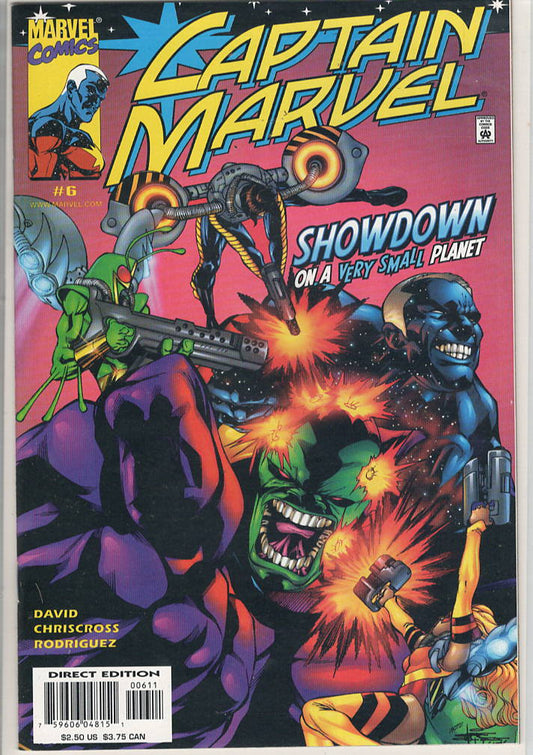 Pre-Owned - Captain Marvel #6  (June 2000) Scanned Image Pop Weasel Pre-Owned Comics