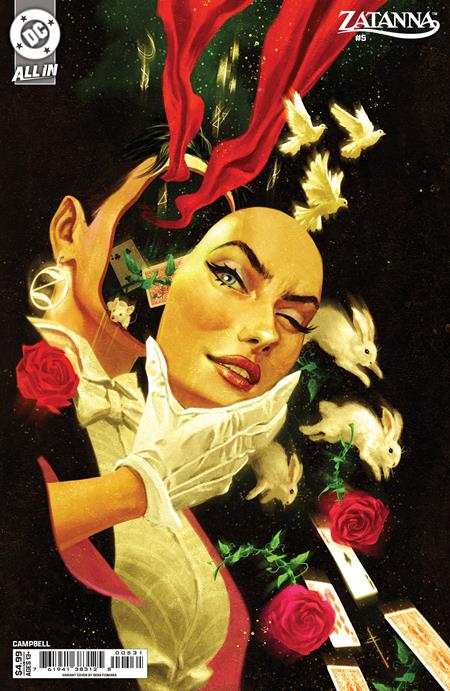 Zatanna #5 (of 6)  C Sebastian Fiumara Card Stock Var - Image