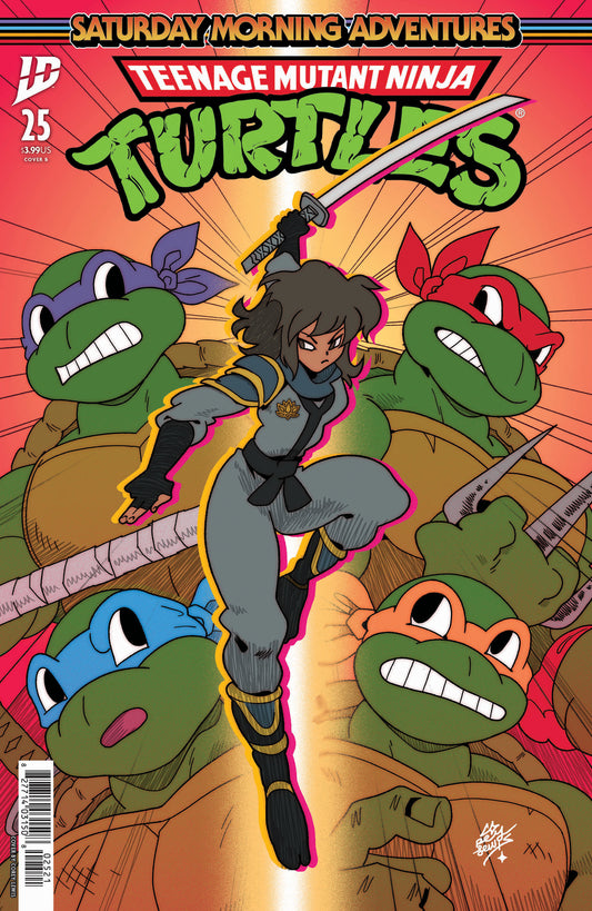 Teenage Mutant Ninja Turtles: Saturday Morning Adventures #25 Variant B (Lewis) - Image