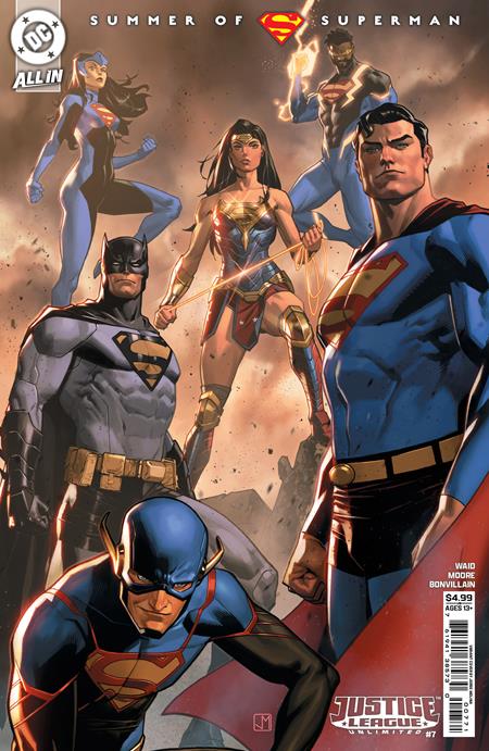 Justice League Unlimited #7  E Jorge Molina Supersmash-up Card Stock Var (we Are Yesterday) - Image