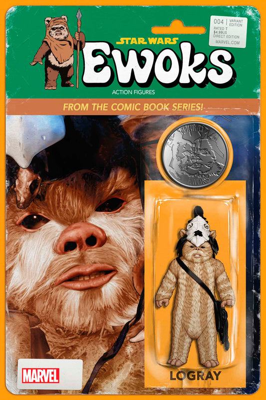 STAR WARS: EWOKS #4 JOHN TYLER CHRISTOPHER ACTION FIGURE VARIANT image