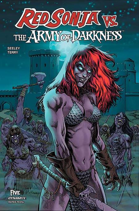Red Sonja Vs Army Of Darkness #5  C Tom Raney Var - Image