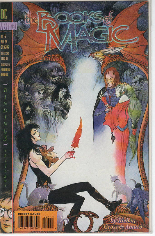 Pre-Owned - The Books of Magic #4  (August 1994) Scanned Image Pop Weasel Pre-Owned Comics