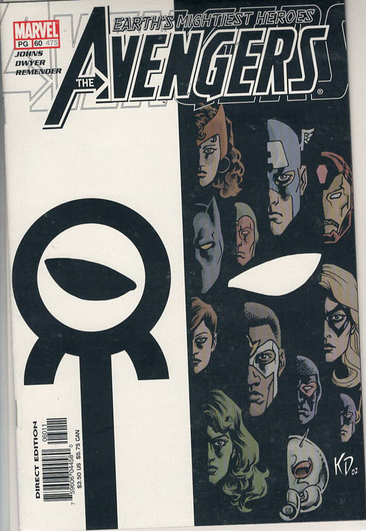 Pre-Owned - Avengers #60 (475)  (January 2003) Scanned Image Pop Weasel Pre-Owned Comics