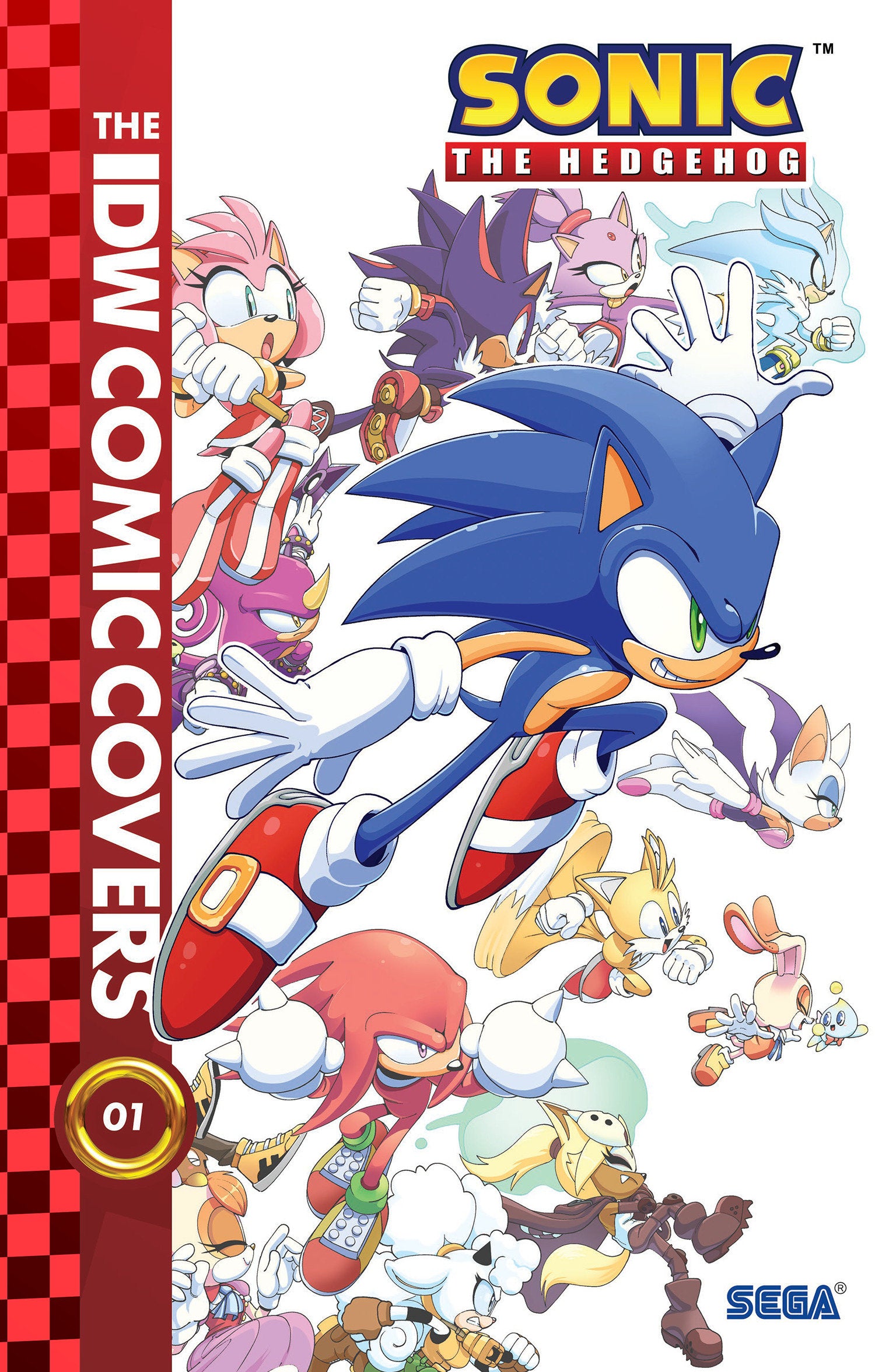 Sonic the Hedgehog: The IDW Comic Covers, Vol. 1 | Hardcover - Image