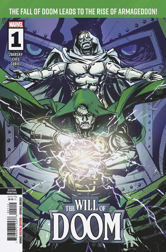 THE WILL OF DOOM #1 SANFORD GREENE 2ND PRINTING VARIANT - Image