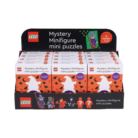 Lego Mystery Minifigure Puzzles (halloween Edition) 12 Box Display - Image