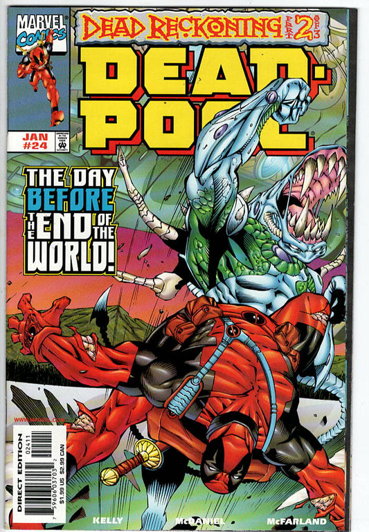 Pre-Owned - Deadpool #24  (January 1999) Scanned Image Pop Weasel Pre-Owned Comics