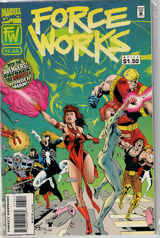 Pre-Owned - Force Works #13  (July 1995) Scanned Image Pop Weasel Pre-Owned Comics