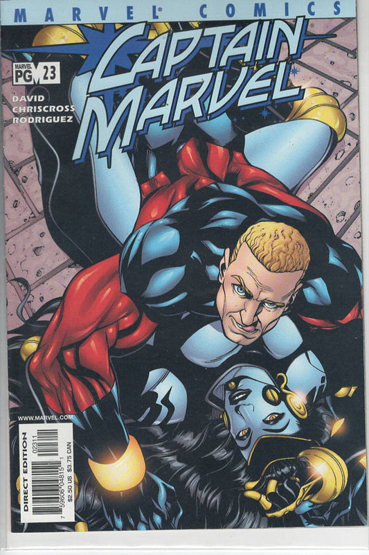 Pre-Owned - Captain Marvel #23  (November 2001) Scanned Image Pop Weasel Pre-Owned Comics