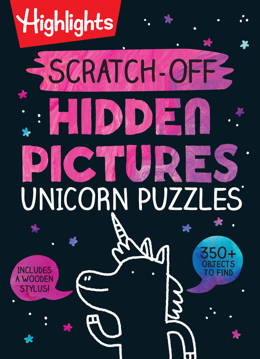 Scratch-Off Hidden Pictures Unicorn Puzzles image