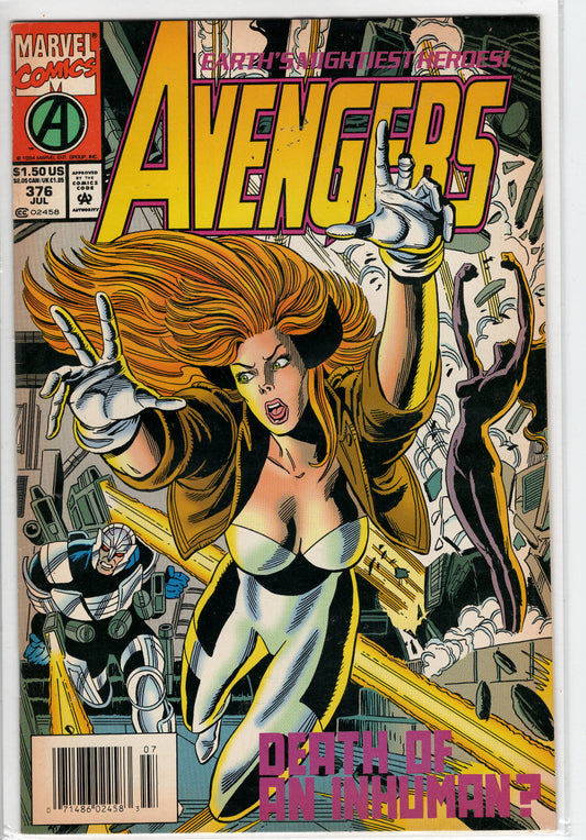 Pre-Owned - The Avengers #376  (July 1994) Scanned Image Pop Weasel Pre-Owned Comics