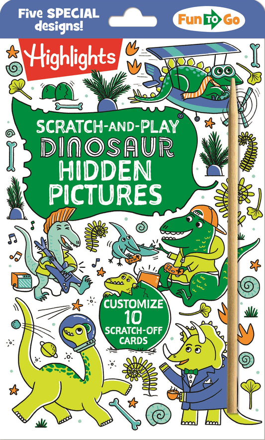 Scratch-and-Play Dinosaur Hidden Pictures image