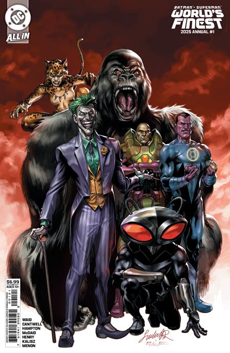 Batman Superman Worlds Finest 2025 Annual #1  | One Shot  C Salvador Larroca Card Stock Var (we Are Yesterday) - Image