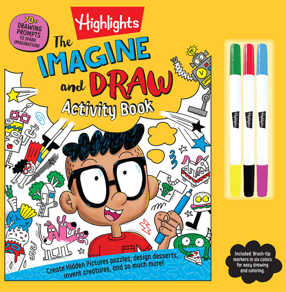 The Imagine and Draw Activity Book image - Children/Young Adult - Image - Pop Weasel