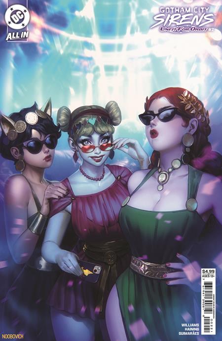 Gotham City Sirens Unfit For Orbit #2 (of 5)  B Noobovich Card Stock Var - Image