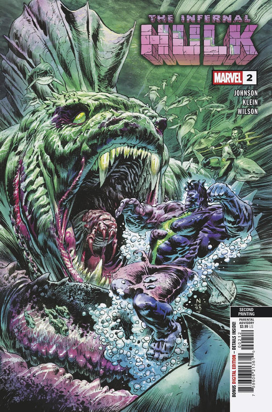 INFERNAL HULK #2 NIC KLEIN 2ND PRINTING VARIANT - Image