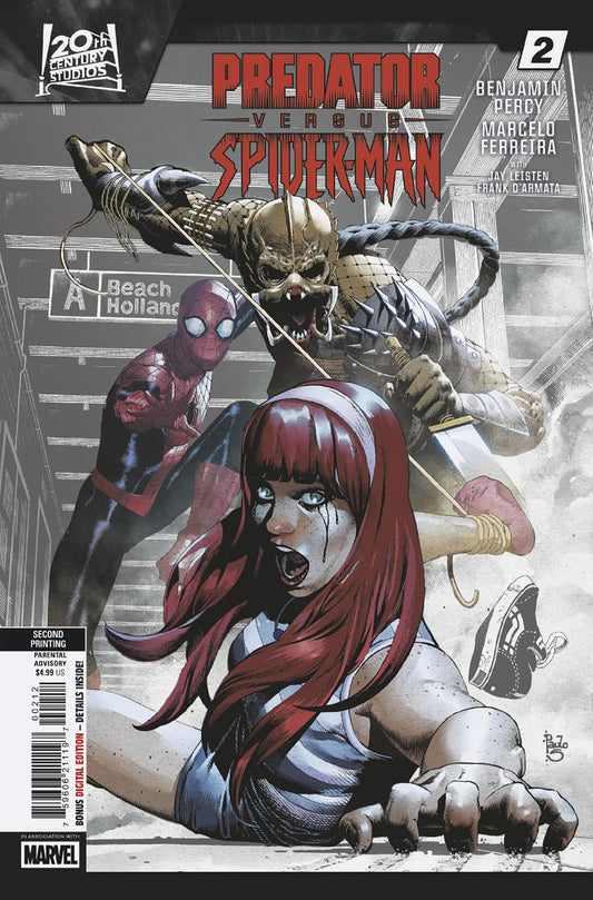 PREDATOR VS. SPIDER-MAN #2 PAULO SIQUEIRA 2ND PRINTING VARIANT - Image