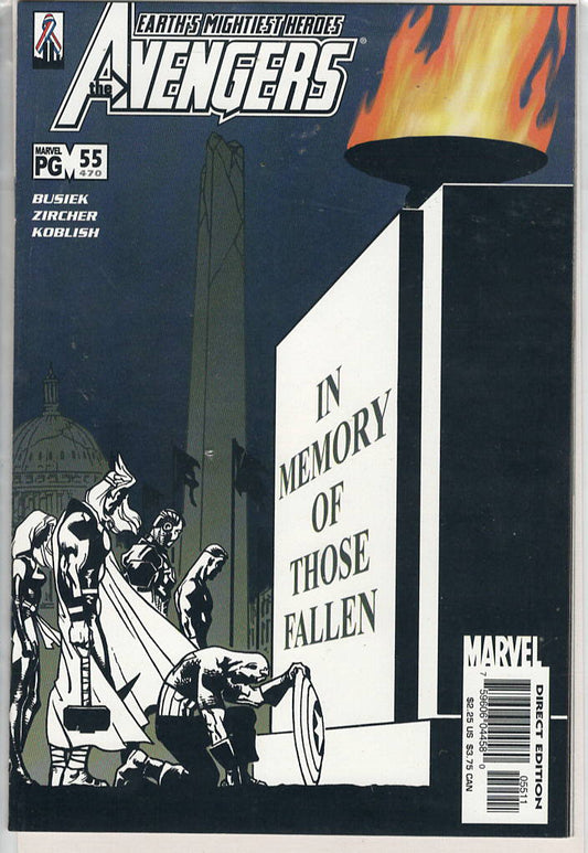 Pre-Owned - Avengers #55 (470)  (August 2002) Scanned Image Pop Weasel Pre-Owned Comics