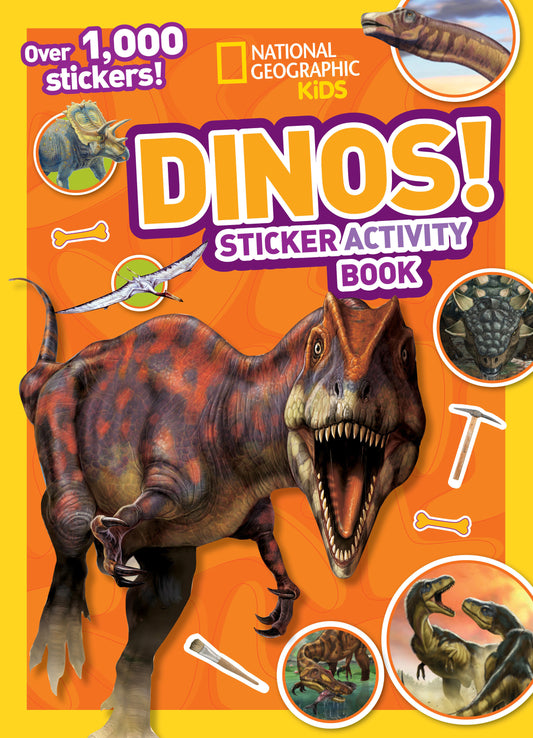 National Geographic Kids Dinos Sticker Activity Book image