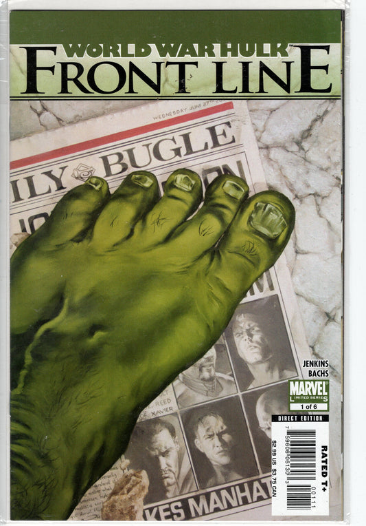 Pre-Owned - World War Hulk: Front Line #1  (August 2007) Scanned Image Pop Weasel Pre-Owned Comics