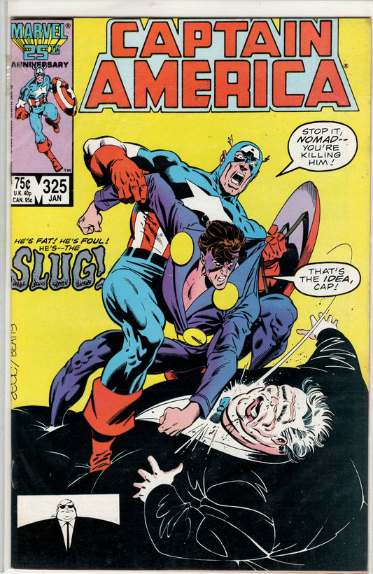 Pre-Owned - Captain America #325  (January 1987) Scanned Image Pop Weasel Pre-Owned Comics