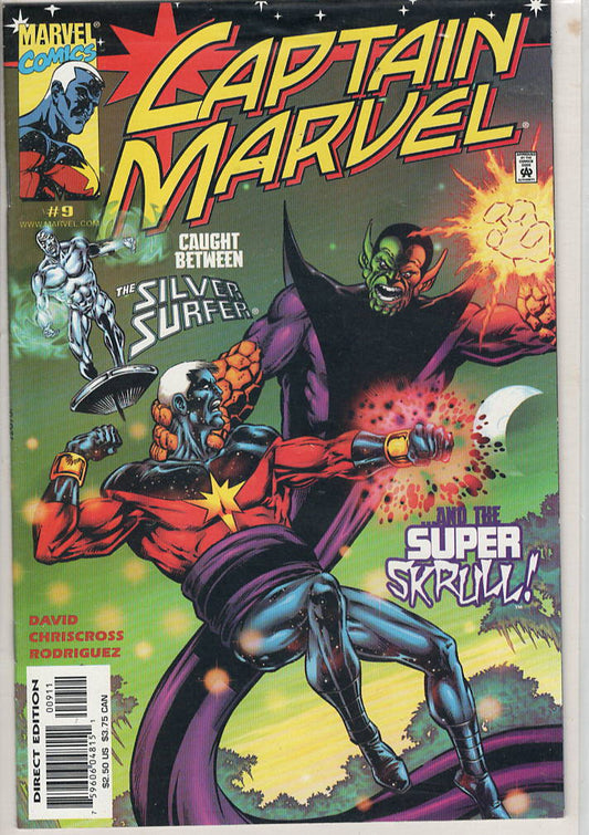 Pre-Owned - Captain Marvel #9  (September 2000) Scanned Image Pop Weasel Pre-Owned Comics