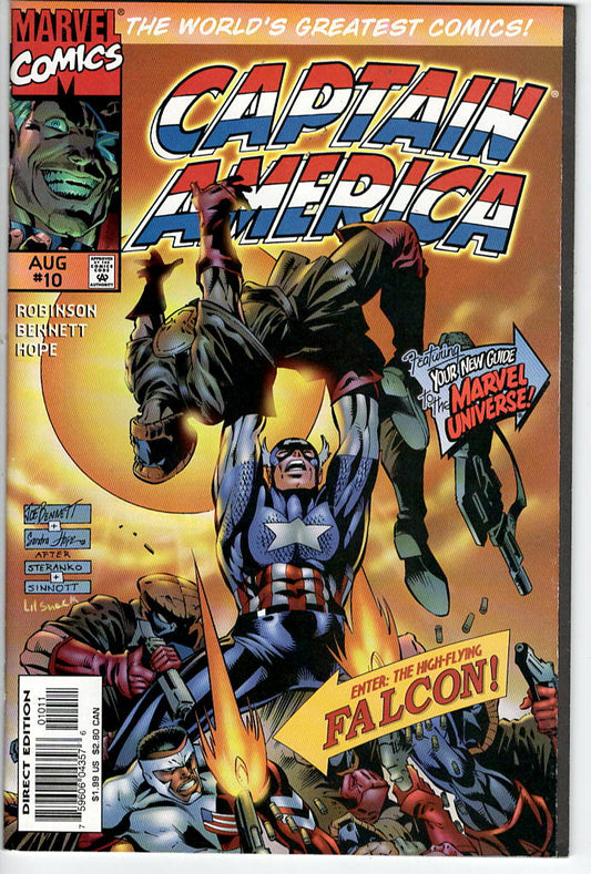 Pre-Owned - Captain America #10  (August 1997) Scanned Image Pop Weasel Pre-Owned Comics