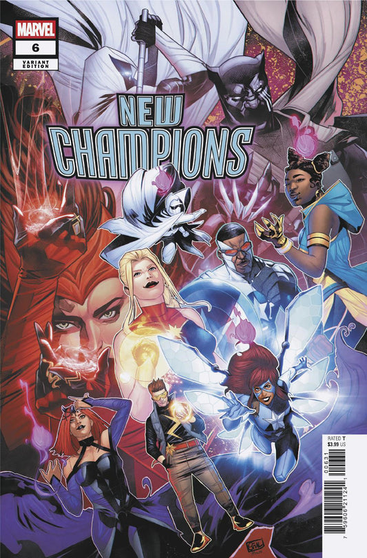 NEW CHAMPIONS #6 EDWIN GALMON VARIANT - Image
