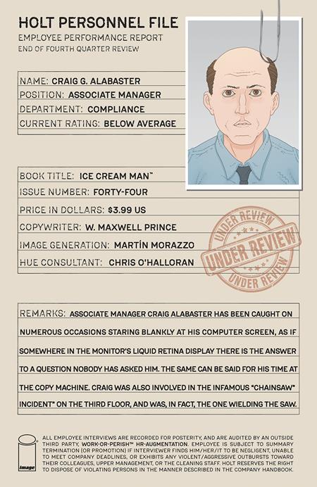 Ice Cream Man #44  A Martin Morazzo & Chris Ohalloran image