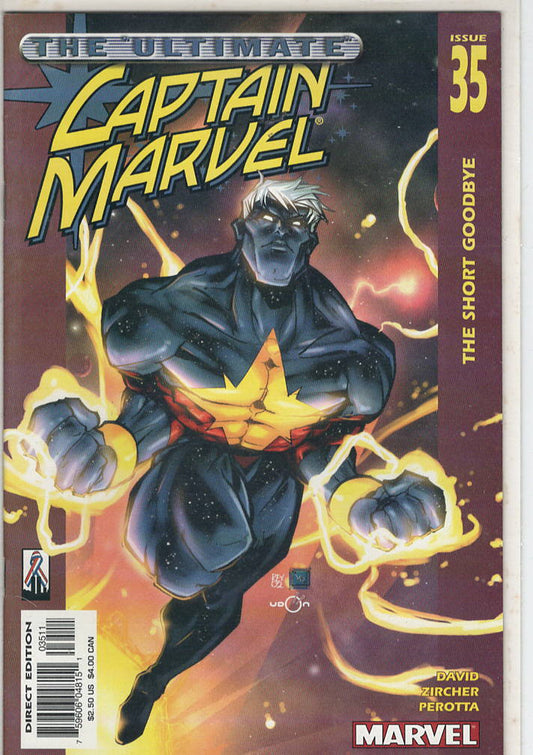 Pre-Owned - Captain Marvel #35  (October 2002) Scanned Image Pop Weasel Pre-Owned Comics