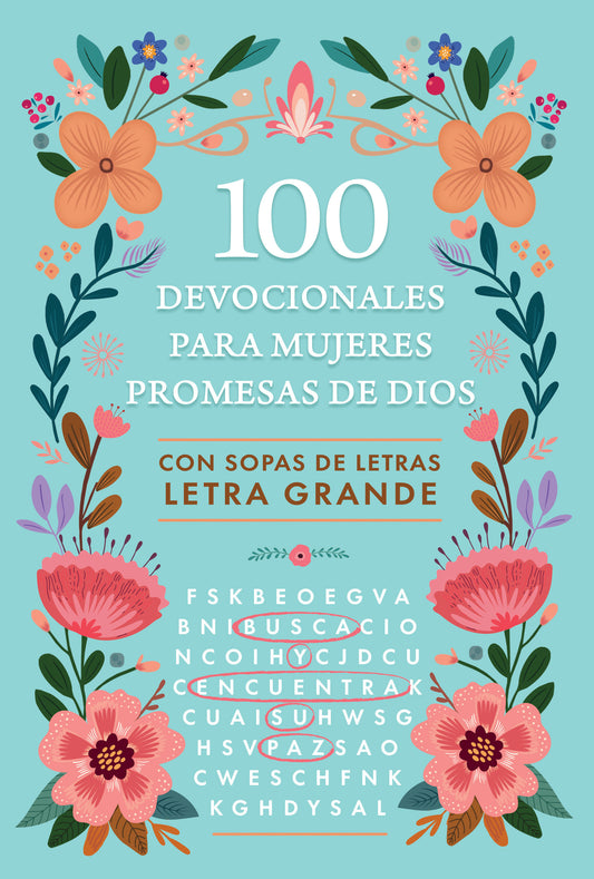 100 devocionales para mujeres. Promesas de Dios con sopa de letras / One Hundred Devotionals for Women. God's Promises with Word Search - Image