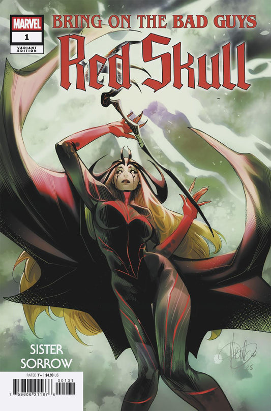 BRING ON THE BAD GUYS: RED SKULL #1 MIRKA ANDOLFO SISTER SORROW VARIANT - Image