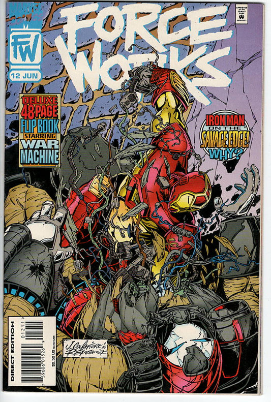 Pre-Owned - Force Works #12  (June 1995) Scanned Image Pop Weasel Pre-Owned Comics