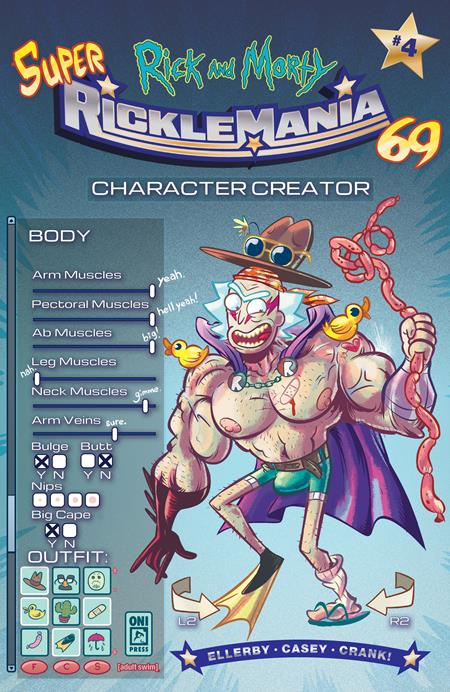 Rick And Morty Ricklemania #4 (of 4)  B Fred C Stresing Var - Image